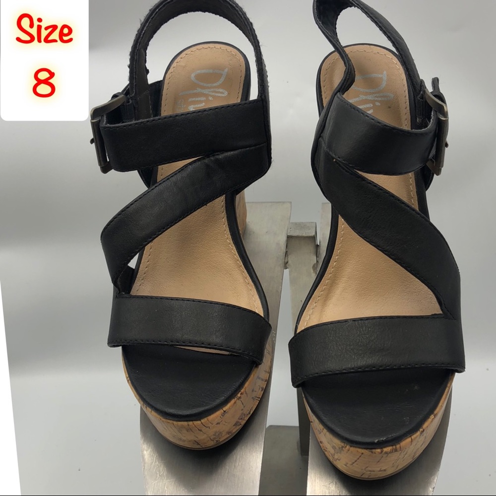 Olive street Hollie Women’s Wedge Sandal Shoes 8